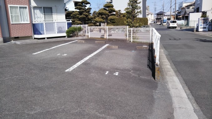 ー駐車場　白線引きー